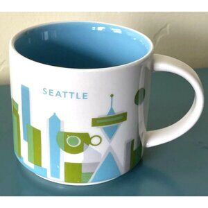 Starbucks You Are Here Collection Seattle 14oz Mug 2015 MINT